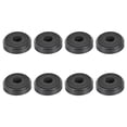 thumbnail image 5 of 8 Piezas D30xH8mm Patas de Plástico Base Antivibración Soporte para Altavoz Amplificador de Guitarra HiFi Negro, 5 of 5