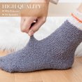 thumbnail image 3 of YOMYM 5 Pairs Fuzzy Socks for Women Winter Warm Socks Cozy Crew Soft Fluzzy Socks for Girl, 3 of 6