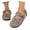 stag126-Coffee, variant on BRICH Women's Furry Mary Jane Flats Leopard Hook Loop Strap Cozy on Winter Casual Shoes Pink 9.5