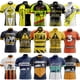 thumbnail image 2 of Maillot de ciclismo de seguridad de 3 pies para hombre, manga corta, reflectante, para ciclismo de montaña, equipo profesional de descenso, ropa de verano, novedad, 2 of 5