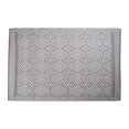 thumbnail image 5 of 4' x 6' Stone Gray And Grayish White Rectangular Moroccan Reversible Outdoor Rug, 5 of 5
