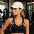 thumbnail image 5 of Karight Womens Ponytail Baseball Cap Adjustable High Messy Bun Ponycap Quick Drying Trucker Hats, 5 of 9