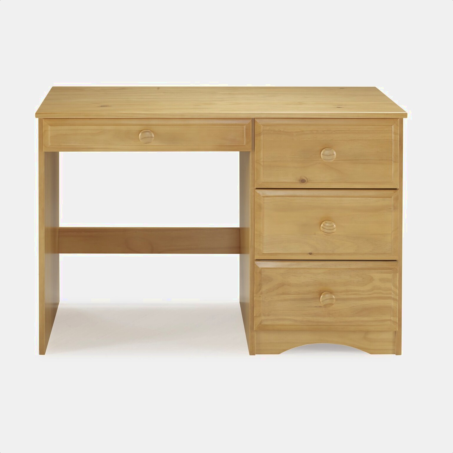 Beedle solid wood desk shop white