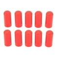 thumbnail image 3 of 10PCS Intake Vacuum Hose End Universal 4mm Heat Resistant Silicone Blanking Cap for BOV Pipe Line Red, 3 of 14