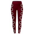 thumbnail image 2 of WILLBEST Leggings para Mujer 2024, Pantalones de Yoga de Cintura Alta para Entrenamiento, Suaves, Elásticos, con Estampado Navideño Y Bloques de Color, Ropa Deportiva Extra Grande, 2 of 4