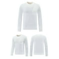 thumbnail image 1 of Blusas y camisas de manga larga con cuello redondo para hombre, de verano, de color liso, de manga larga, para exteriores, para correr, deportes, hielo, transpirables, de poliéster., 1 of 5