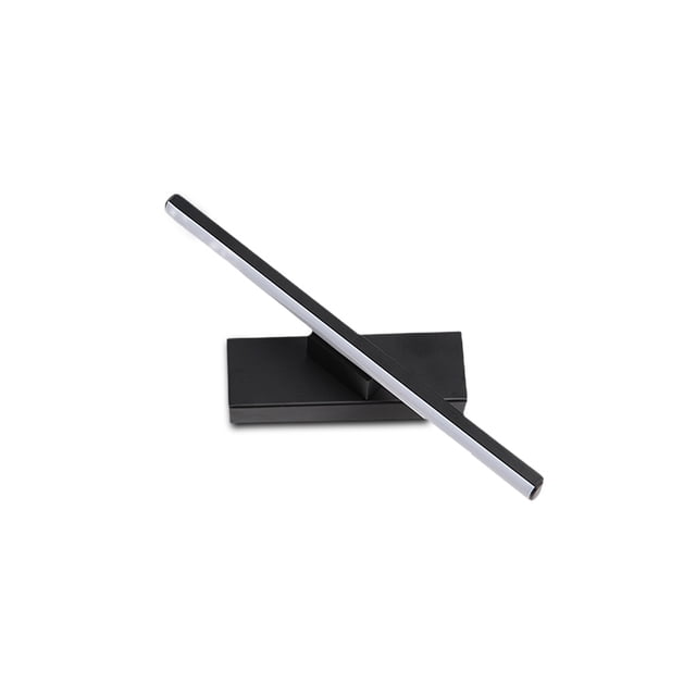 Cateissary Luz de pared del dormitorio LED 6W Decoración 330 ° Lámpara de sala de estar giratoria para cabecera Interior Decoración de metal Iluminación y accesorios Negro Warmes Gelb Cateissary HA011277-01B