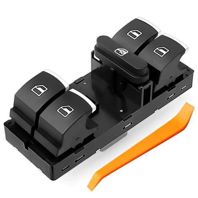 GoAceFit Window Switch for Volkswagen Jetta 2011-2016, Tiguan 2009-2017, Passat 2012-2016, Golf 2010-2013, CC 2012-2017, Master Power Window Switch Replace Part OE 5K4959857 5ND959857
