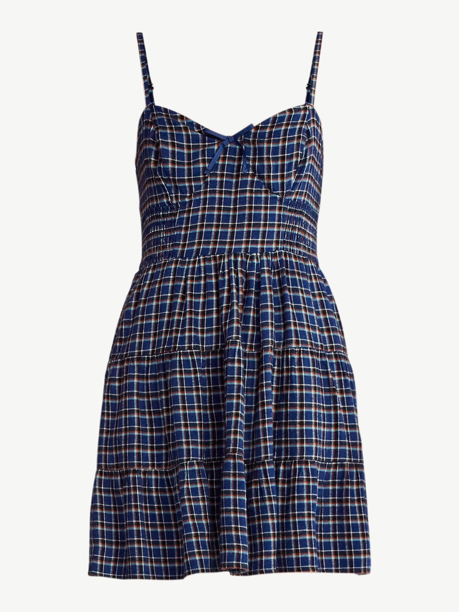 No Boundaries Woven Flannel Dress, Women's