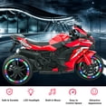thumbnail image 5 of Cheelom 12V Electric Motorcycles Ride on Toy for Kids, Motorcycles for Kids Dirt Bike with Music and LED Light, Long Batteay Pink, 5 of 9