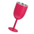 thumbnail image 4 of Tall Stemmed Insulated Wine Glasses for Beach Picnics Rosy Color 10Oz 1Set, 4 of 4