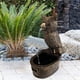 thumbnail image 5 of Jardín De Animales, Decoración De Fuente De Agua De Animales Con Tubería De Agua, Estatua De Fuente De Agua Al Aire Libre Serendint HA041587-03, 5 of 6