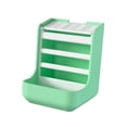 thumbnail image 3 of DimyFew Rabbit Hay Feeder Grass Rack Bunny Feeder Cage Hay Racks Food Bowl Dispenser Two-in- PP Structure Suitable for Rabbit Guinea Pig Chinchilla Home Us green, 3 of 8