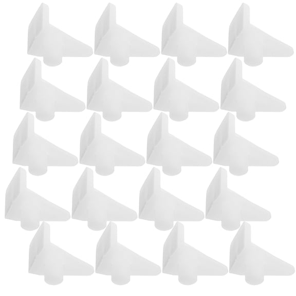 Dayesque 50pcs White Shelf Pins Shelf Support Pegs for Cabinets, Bookshelves, Kitchen, Furniture, Closet - Shelf Bracket Holders