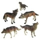 thumbnail image 1 of Figuras de lobo,Figuras de lobos Juguetes de animales Colección realista,Decoración de figura de modelo de lobo de animal salvaje,Simulación Vida Silvestre Animal Modelo Lobo Figura, 1 of 9