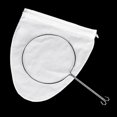 thumbnail image 2 of Paokuoon Milk Tea Filter Bag Reusable Filter Set 1 Set Ultra Fine Mesh Steel Ring Long Handle Cheesecloth Tea Nut Soy Milk Coffee Juice Filter, 2 of 6