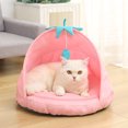thumbnail image 3 of Kripyery Cat Nest Foldable Super Soft Cats Watermelon Strawberry Lemon Tent House Pet Product, 3 of 8