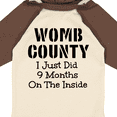 thumbnail image 4 of Inktastic Womb County I Just Did 9 Months on the Inside Boys or Girls Long Sleeve Baby Bodysuit, 4 of 5