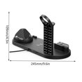 thumbnail image 3 of Cargador Inalámbrico Dispositivo de carga 3 en 1 giratorio de 360 ​​grados para iPhone Apple Watch (negro), 3 of 7