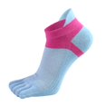 thumbnail image 1 of Chaussettes à Cinq Doigts pour Femmes Sport Jacquard Multicolore Confortables pour la Transpiration, 1 of 6