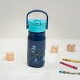 thumbnail image 3 of Zak Designs 14oz Stainless Steel Harmony Straw Water Bottle Inspired by St. Jude Patient Art Space, 3 of 15