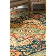thumbnail image 2 of nuLOOM Tabetha Tribal Medallion Area Rug, 4' x 6', Green, 2 of 2