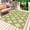 Yellow, variant on Blue Floral Outdoor Rug 5x7 Ft - Reversible Patio Rug Outdoor Camping Rugs, Spring Flowers Modern Abstract Art Farmhouse Indoor Outdoor Area Rugs, Non-Slip Outdoor Carpet Runner for Deck/Porch
