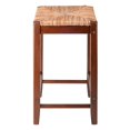 thumbnail image 6 of Winsome Wood Sally 3-Pc Breakfast Table with 2 Rush Seat Bar Stools, Walnut, 6 of 8