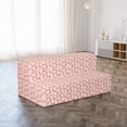thumbnail image 2 of Floral Foldable Mattress, Vintage Flowers, 78.7" x 47.2", Pastel Pink Pale Salmon, by Ambesonne, 2 of 4