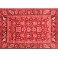 thumbnail image 1 of Ahgly Company Machine Washable Indoor Rectangle Oriental Red Traditional Area Rugs, 8' x 12', 1 of 4