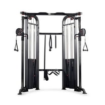 Titan Fitness Functional Trainer, Double Stack 200 LB 2:1 Cable Pull Station Trainer