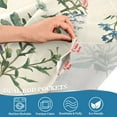 thumbnail image 5 of Yayeee Kitchen Curtains Set of 2 Light Filtering 57"x24" Over Sink Window Panels, Red Floral, 5 of 7