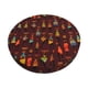 thumbnail image 1 of Balery Dancing African Women1 Fundas de asiento para taburete de bar redondo de tela de terciopelo ajustables que protegen de arañazos y manchas para sillas de 14 a 17 pulgadas.-14 inch, 1 of 7