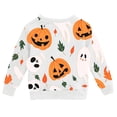 thumbnail image 4 of SJLDQY Halloween Sweatshirts for Boys Hallowmas Ghost Pumpkin Graphic Casual Pullover Tops Long Sleeve Crew Neck Sweatshirt, 4 of 5