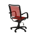 thumbnail image 4 of 45" Black and Red Flat Bungee Cord High Back Office Chair, 4 of 6