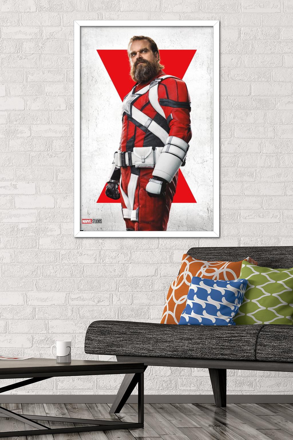 Marvel Black Widow - Red Guardian One Sheet Wall Poster, 22.375" x 34", Framed