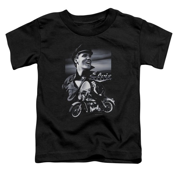 Elvis Presley - Motorcycle - Toddler Short Sleeve Shirt - 2T