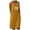 Yellow, variant on IROINNID Shift Dress For Women 2021 Fashion Casual Heart Print Sleeveless Dress V-Neck Knee-Length Dress