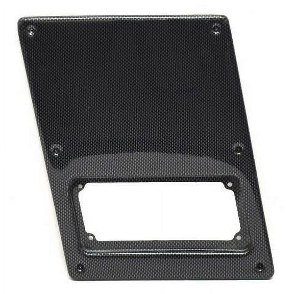Triton Boat Blank Ignition Panel 205958 | 11 x 8 3/4 Inch Black Plastic