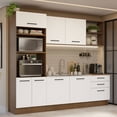 thumbnail image 2 of Cocina Integral 250cm Marrón/Blanco Agata Madesa, 2 of 5