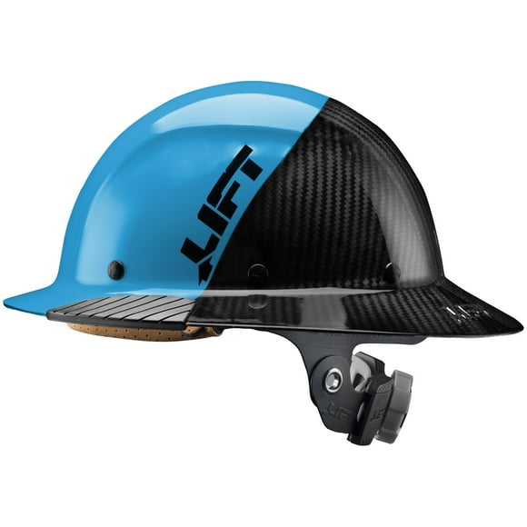 Hard Hat LIFT SAFETY DAX Fifty 50 de fibra de carbono de ala completa