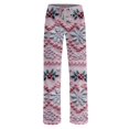 thumbnail image 6 of Lumtrix Christmas Pajamas For Women Casual Xmas Snowflakes Printed Pj Sleepwear Cute Lounge Elastic Waist Palazzo Pants Winter Pajamas Watermelon Red 2XL, 6 of 6
