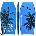 thumbnail image 1 of Goplus 37'' Super Lightweight Bodyboard Surfing W/Leash EPS Core Boarding IXPE, 1 of 10