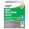 Equate Coated Nicotine Polacrilex Gum 2 mg, Mint Flavor, Stop Smoking Aid, 160 Count