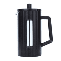 600Ml French Press Coffee Maker High Borosilicate Glass House Brewer Milk Foam Frother Barista Tea Black