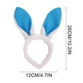 thumbnail image 3 of Apmemiss Clearance Easter Bunny Hairband Bunny Hair Accessory Interactive Holiday Event Props Party Decorations, 3 of 7