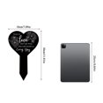 thumbnail image 7 of Pet Grave Marker Stake, Pet Memorial Gifts for Loss of Dog, Memorial Garden Decor, Grave Decorations, 12X7 in Heart Shaped Stainless Steel 1 Pc Ground Insert Plaque for Cemetery, 7 of 7