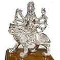 thumbnail image 5 of 999 Pure Silver Ambe / Durga Mata Idol / Statue / Murti (Figurine #08), 5 of 7