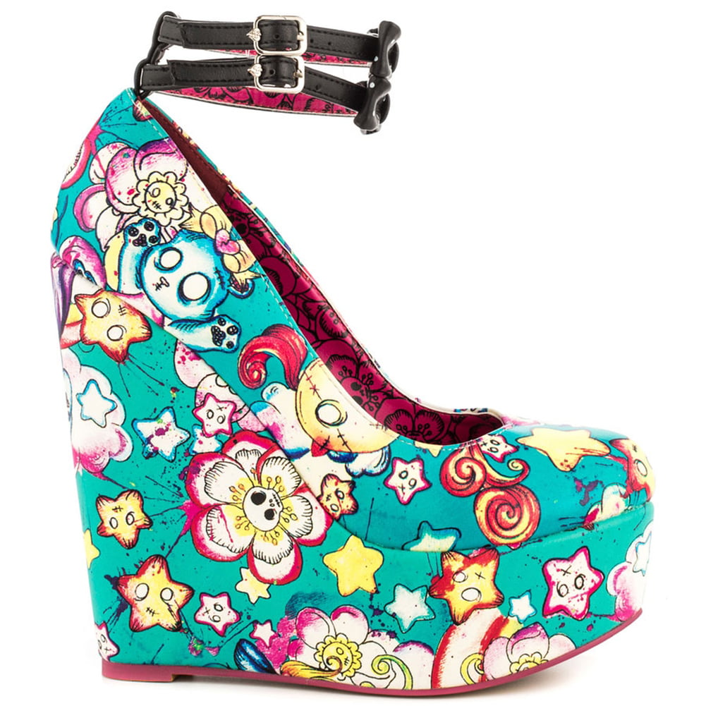 Iron Fist - Over The Rainbow Women's Wedge Shoes - US Size 7 - Walmart.com