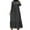 Black, variant on TJAZFJPA Clubbing Dress Women's Polka Dot Loose Waist Retro Temperament Commuting Falbala Long Sleeve Loose Temperament Prayer Clothes Cute Summer Dresses Womens Dress